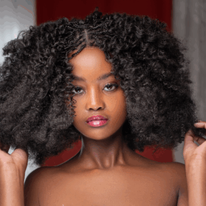 kinky curls