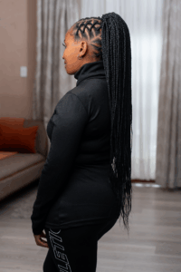 Ponytail crochet braids