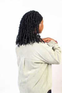 Headband crochet butterfly locs